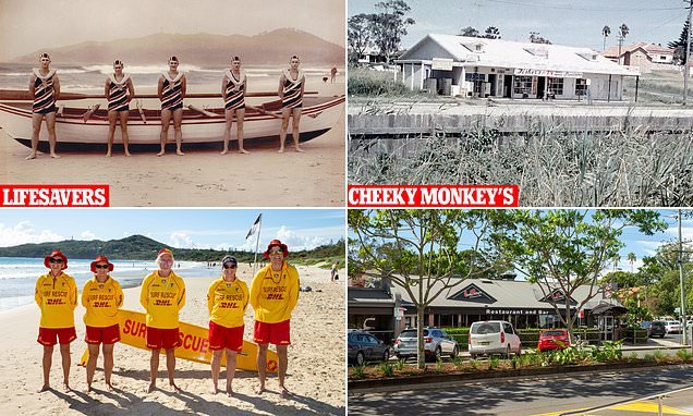 Byron Bay's bygone days: Fascinating images from the 1960s show the beachside town in its hedonistic glory years before the glitz and glamour of Hollywood transformed it forever