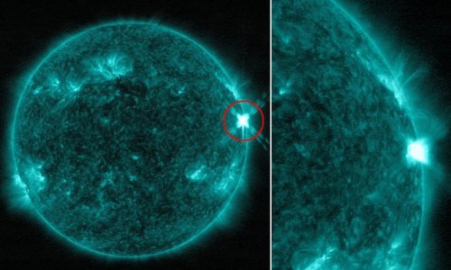 NASA shares footage of powerful solar flare erupting from Earth's sun