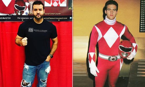 Red Power Ranger Austin St. John, 47, is busted for $3.5million COVID relief investment scam along with 18 others - including ringleader nicknamed 'Tank'