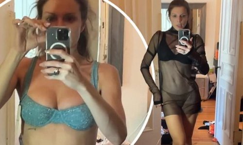Julia Fox takes fans through her skimpy fashion haul from Paris as she models multiple risqué outfits in new TikTok