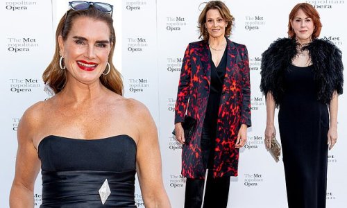Brooke Shields, Sigourney Weaver and Molly Ringwald stun as they lead star-studded red carpet at Metropolitan Opera's opening night of Medea