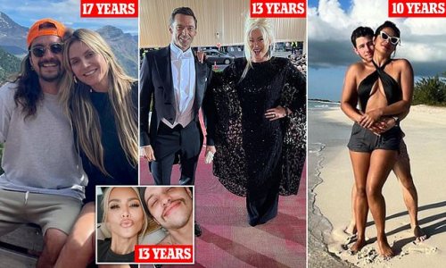 As Kim Kardashian, 41, denies she split from Pete Davidson, 28, due to his 'immaturity,' FEMAIL reveals how an age gap is the key to some of the strongest marriages in Hollywood, as more celebrity women partner up with younger men