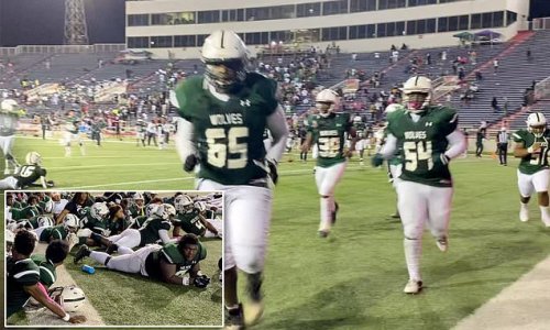 Pandemonium as four are shot at high school football game in Alabama