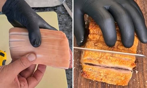 Foodie reveals how to make crispy pork belly at home