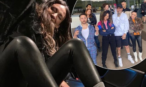 Michelle Keegan celebrates the end of filming for Brassic series four
