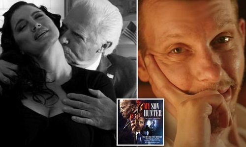 EXCLUSIVE – Incendiary trailer for 'My Son Hunter' starring anti-woke British actor Lawrence Fox as president's drug-addict son show President Biden KISSING the neck of a Secret Service agent ahead of its release next month