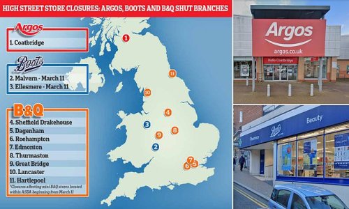 Britain's High Streets Are Hit By A Dozen More Closures TODAY As B&Q ...