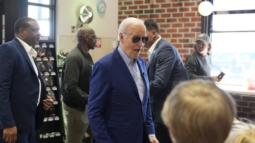 Biden picks up sandwiches for Pennsylvania construction workers