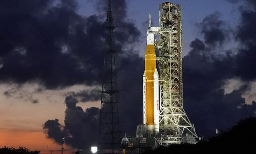 NASA is 'in the final stretch' of launching its Artemis I mission on August 29: Agency says the Space Launch System and Orion craft will roll out to the launch pad in TWO WEEKS