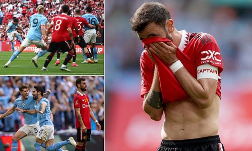Man United captain Bruno Fernandes blasts team-mates as 'too SOFT' in FA Cup final defeat against rivals Man City... with the midfielder questioning why they were not 'tighter' to Ilkay Gundogan for his winning goal