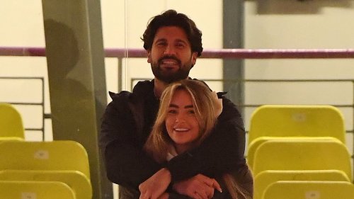 TOWIE's Dan Edgar and Ella Rae Wise pack on the PDA during ice rink date after sparking fury with...