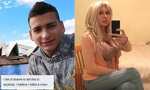 Read the chilling Facebook messages exchange student, 23, allegedly sent after he killed a sex worker when he discovered she was a transgender woman: 'I believe I killed a w***e'