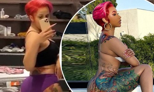 Cardi B says she's 'gained a little weight' as she hits back at claims she  edits her photos... and shows off updated hip tattoo in new video |  Flipboard