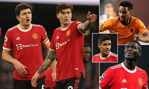 Restore Maguire's shot confidence, let Varane set dressing room standards, offload Bailly and Lindelof, and go all-out for the speedy Timber... How Erik ten Hag can solve Man United's shambolic defence