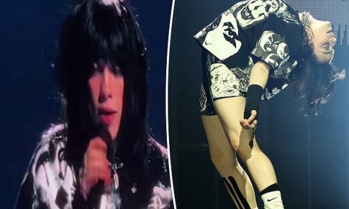 American pop superstar Billie Eilish left furious as her moody ballad gets ruined by the wrong stage visuals during her Sydney concert: 'what the f**k?'