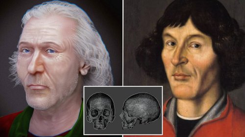 Scientists reconstruct the face of Copernicus - the astronomer who proposed that the planets orbit...