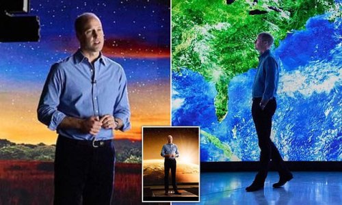 Prince William shares behind-the-scenes snaps of him preparing for the Earthshot Prize awards