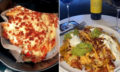 How to make loaded nachos in an air fryer: Home cook reveals the indulgent dinner treat she creates using the Kmart gadget in just 15 minutes