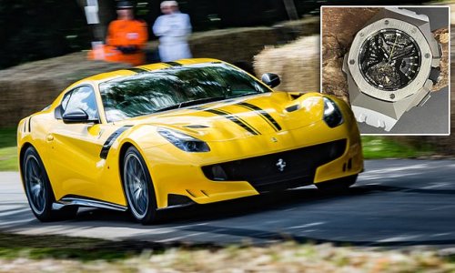Bikie raid uncovers extremely rare million-dollar watch and a Ferrari coupe - as the real reason gangsters wear flashy jewellery is revealed