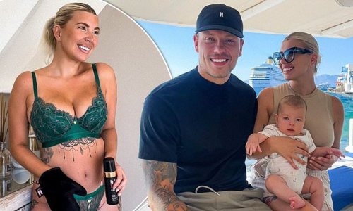 EXCLUSIVE: Olivia Bowen admits she feels 'alien' in her postpartum body and admits her husband Alex has been a 'punching bag' as raging hormones made her cry up to eight times a day