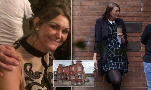 Drunk KFC worker mother-of-one, 35, who cut a man’s head open after she threw a double vodka and coke at him in a pub row – is fined £100 for assault