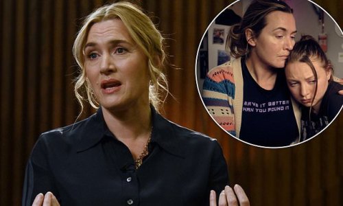 'I was just so blown away by her': Kate Winslet says her daughter Mia Threapleton helped direct her as they filmed TV family drama I Am Ruth