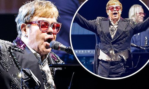 Elton John, 75, turns back the clock and belts out the hits from his six-decade career during Farewell Yellow Brick Road tour stop in Chicago