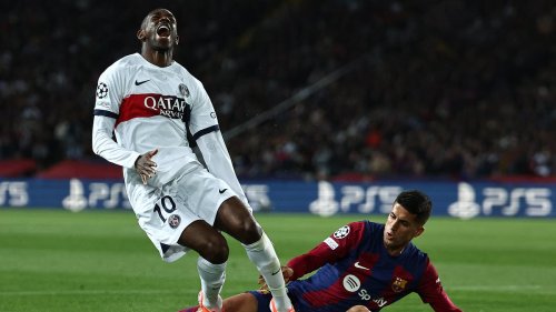 Rio Ferdinand blasts 'SILLY' Joao Cancelo for tackle on Ousmane Dembele that led to PSG penalty in...