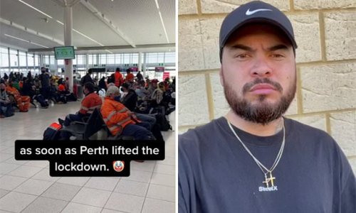 Hundreds of FIFO workers fly out of Perth as state lockdown is lifted