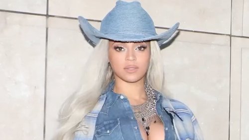 Beyonce pays homage to her Dolly Parton cover with Jolene bag as she channels her inner cowgirl in...