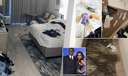 Bobbi Kristina Brown's ex-fiancé Nick Gordon, 30, spent his final hours downing tequila shots, smoking pot and snorting heroin, as newly released photos show grisly aftermath of hotel room where he overdosed