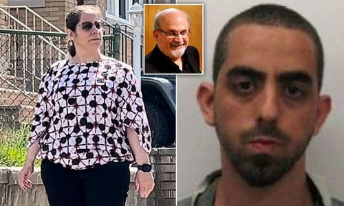 Exclusive: Distraught mother of alleged Iranian sympathizer accused of trying to murder Salman Rushdie says her son returned home as religious zealot after a month-long trip to the Middle East and says he is 'responsible for his actions'