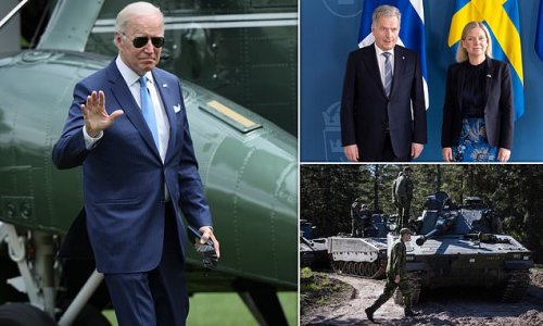 President Biden prepares to meet Finland and Sweden's leaders after offering strong support for the nations' NATO application
