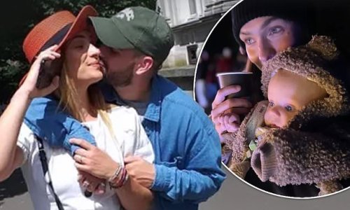 'It's extremely difficult to feel anything other than sadness': X Factor's Tom Mann admits he's still 'in shock' over fiancée Danielle Hampson's death as he shares unseen snaps with their son