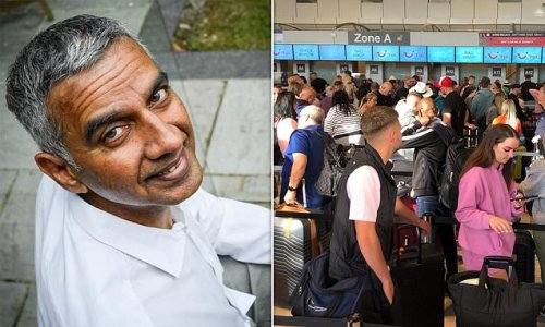 Top surgeon says he was victim of 'clear racial targeting' when security staff insisted he go through full body scanner at Manchester airport