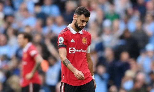 Manchester City staff 'heard furious half-time inquest from Man United dressing room with Bruno Fernandes and Lisandro Martinez RAGING at their team-mates that they lacked belief' during crushing 6-3 defeat