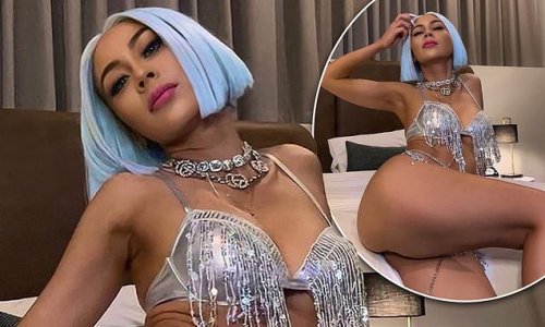 Married At First Sight bride Alana Lister leaves little to the imagination as she shows off her VERY racy ensemble for Melbourne Sexpo