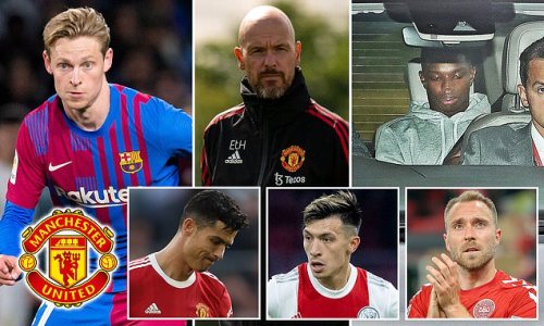 Eriksen has agreed to join, Malacia's at Carrington, Martinez wants the move and De Jong looks imminent... Man United FINALLY get down to business (but Ronaldo's AGAIN hogging the headlines!)