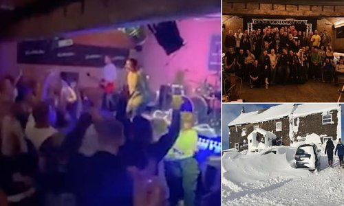 Storm Arwen: Pub goers spend another night trapped inside pub by snow