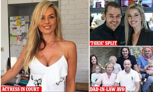 EXCLUSIVE: Actress Madeleine West is slapped with a restraining order to protect celebrity chef ex-partner Shannon Bennett's father – days after it's revealed their six children don't live with her after 'toxic split'