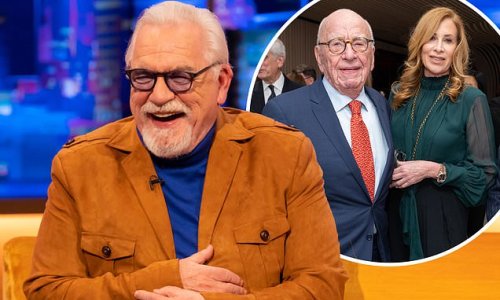 'Good Luck!' Succession star Brian Cox makes quip at news of Rupert Murdoch's engagement aged 92 to fiancée Ann Lesley Smith