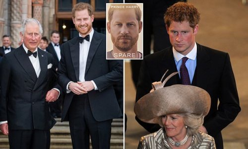 Prince Harry 'will pass point of no return' if he criticises Camilla in his new book Spare and King Charles WILL 'close the door' on him, royal expert claims