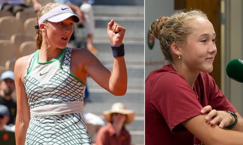 'I want 25 Grand Slams!': Russian teenager Mirra Andreeva insists the secret behind her meteoric rise is 'not being a diva'... as the 16-year-old eyes a third-round upset against world No 6 Coco Gauff at the French Open