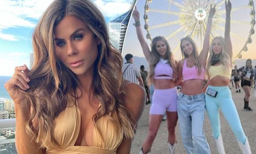 Influencer Sophie Guidolin cruelly criticised for 'dropping her kids to go party' after she was slammed for attending Coachella while her children stayed in Australia