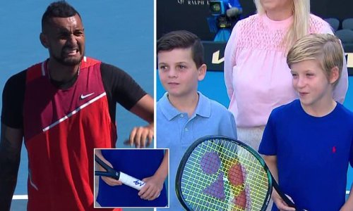 Boy smashed in stomach by Nick Kyrgios' tennis ball breaks his silence