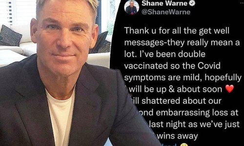 Shane Warne, 51, breaks his silence on Covid-19 diagnosis in London