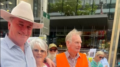 Barnaby Joyce - who is paid more than $220,000-a-year by YOU - is called out for skipping one of the...