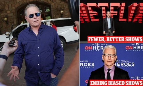 Warner Discovery CEO David Zaslav says streamers including Netflix will do fewer shows of higher quality after shock drop in subscribers - and insists he isn't bothered by tanking CNN ratings