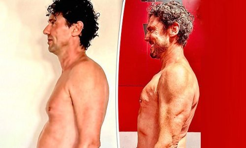 Colin Fassnidge unveils his insane body transformation after gruelling six-month weight loss regime: 'I was embarrassed'