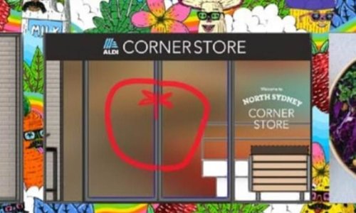 Aldi like you've NEVER seen it before: Supermarket giant to launch trendy metro 'corner stores' with new layouts, a 'hole in the wall' cafe and street art
